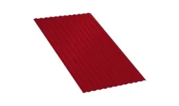 Профнастил МП10 A NormanMP 0,5 мм RAL 3020 Красный насыщенный. Цена: 697 руб. Артикул: MP10ANMP-3020