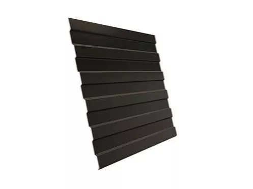 Профнастил Grand Line С8 A Satin Matt 0,5 мм RAL 8019 Темно-коричневый купить в екатеринбурге