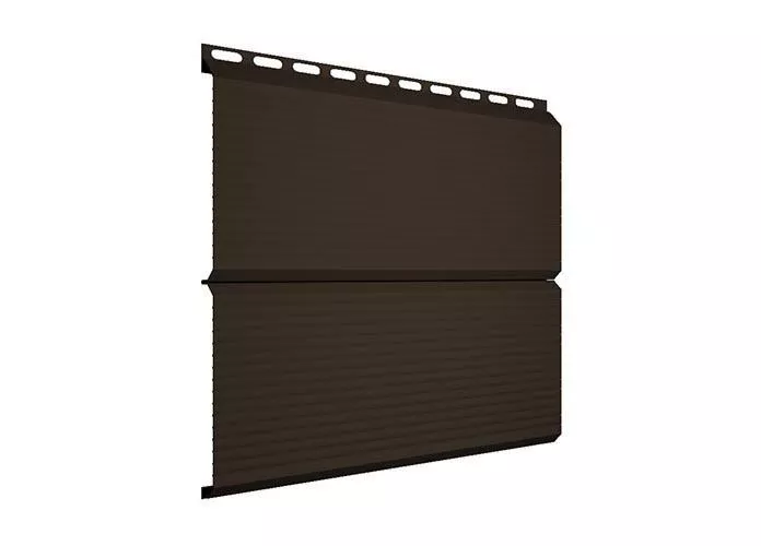 Металлический сайдинг Grand Line ЭкоБрус Gofr Rooftop Matte Стальной бархат 0,5 мм RAL 8019 Темно-коричневый купить в екатеринбурге