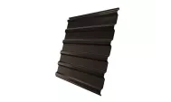 Профнастил Grand Line С20 R GreenCoat Pural Matt 0,5 мм RAL 8019 Темно-коричневый. Цена: 2590 руб. Артикул: C20GL-gpm8019