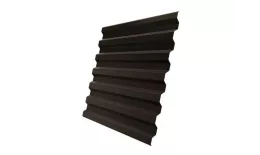 Профнастил Grand Line С21 R Rooftop Matte (Стальной бархат) 0,5 мм RAL 8019 Темно-коричневый. Цена: 1129 руб. Артикул: C21GL-sb8019