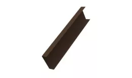 Декоративная накладка на столб жалюзи Milan,Tokyo 0,5 PurPro Matt 275 RAL 8017 шоколад GL. Артикул: 27181