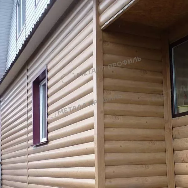 Сайдинг МЕТАЛЛ ПРОФИЛЬ Woodstock-Н-28х330 (ECOSTEEL_MA-01-Сосна-0.5) купить в екатеринбурге