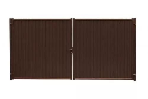 Ворота Estet 2,0х3,6 RAL 8017 GL купить в екатеринбурге