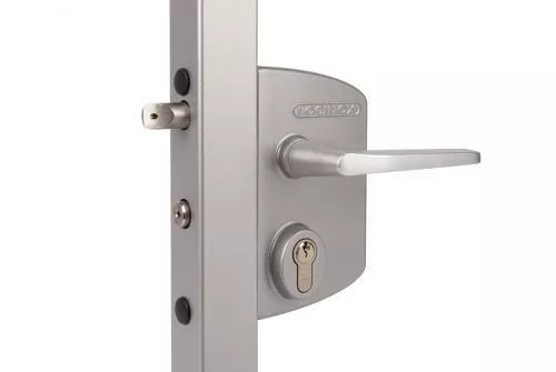 Замок LAKQ 6060 U2L корпус металл, с ручками из алюминия, серебристый ZILV GL купить в екатеринбурге