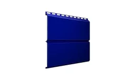 Металлический сайдинг Grand Line ЭкоБрус PE 0,45 мм RAL 5002 Ультрамариново-синий. Артикул: GrandLine-MS1083