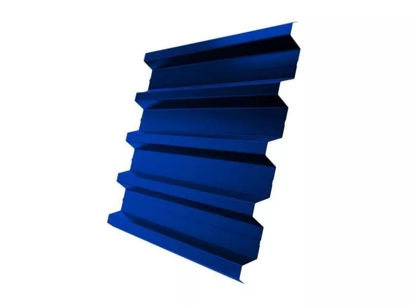 Профнастил Grand Line Н60 R Satin 0,5 мм RAL 5005 Сигнальный синий купить в екатеринбурге