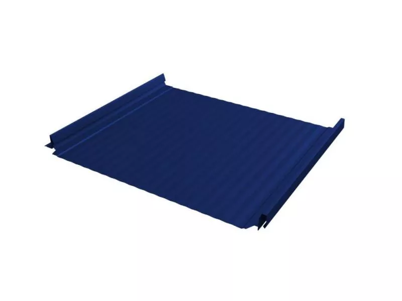 Кликфальц Pro Gofr Grand Line Satin 0.5 мм RAL 5005 Сигнальный синий купить в екатеринбурге