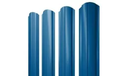 Штакетник Grand Line Slim Полукруглый фигурный 0,5 Satin RAL 5005 Сигнальный синий. Цена: 104 руб. Артикул: Slim_Fig_079