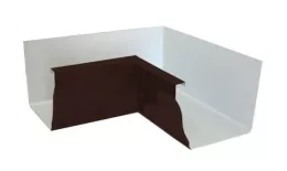 Угол желоба внутренний Grand Line Vortex 90° 127 мм RAL 8017 Шоколад. Артикул: GrandLine-VOD-62