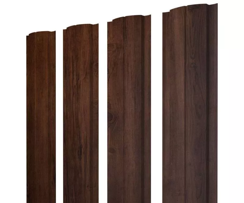 Штакетник Полукруглый Slim с прямым резом 0,45 Print-Double Premium Cherry Wood Fresh купить в екатеринбурге