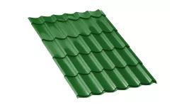 Металлочерепица Ламонтерра Полиэстер 0.45 мм RAL 6002 Лиственно-зеленый. Цена: 522 руб. Артикул: mon1-6002