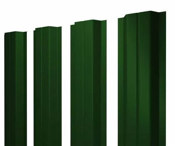 Штакетник Grand Line П -образный А 0,45 PE RAL 6002 Лиственно-зеленый купить в екатеринбурге