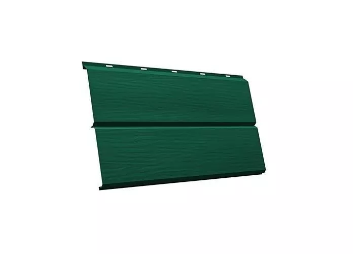 Металлический сайдинг Grand Line ЭкоБрус 3D PE 0,45 мм RAL 6005 Зеленый мох купить в екатеринбурге