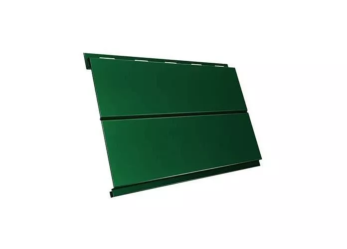 Металлический сайдинг Grand Line Вертикаль Line Velur 0,5 мм RAL 6005 Зеленый мох купить в екатеринбурге