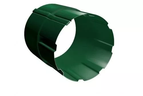 Соединитель трубы Grand Line 125/90 мм RAL 6005 Зеленый мох купить в екатеринбурге