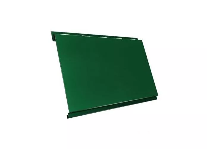 Металлический сайдинг Grand Line Вертикаль classic Drap 0,45 мм RAL 6005 Зеленый мох купить в екатеринбурге