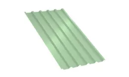 Профнастил МП35 A Полиэстер 0,45 мм RAL 6019 Бело-зеленый. Артикул: MP35APE45-6019