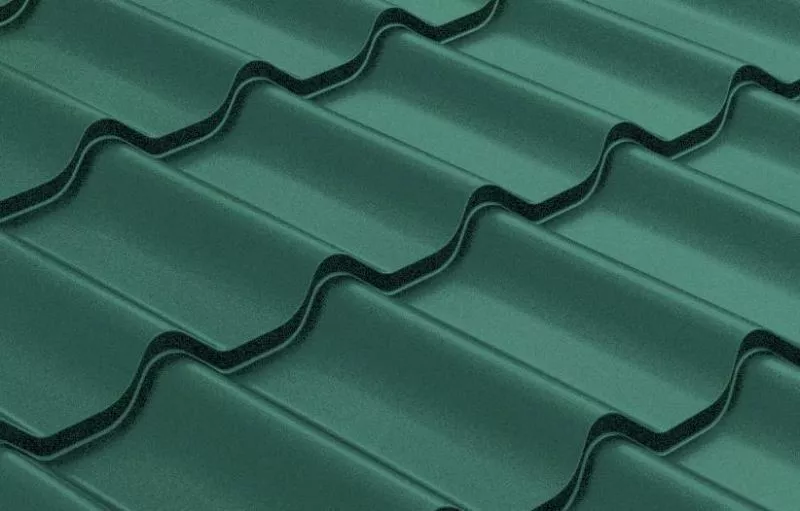 Металлочерепица GL 0.5 Classic GreenCoat Pural RAL 6020 хромовая зелень купить в екатеринбурге