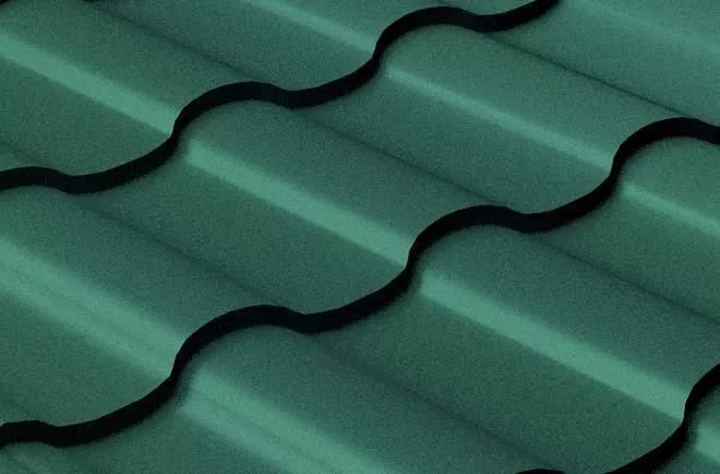 Металлочерепица GL Kredo 0.5 GreenCoat Pural Matt RAL 6020 хромовая зелень купить в екатеринбурге