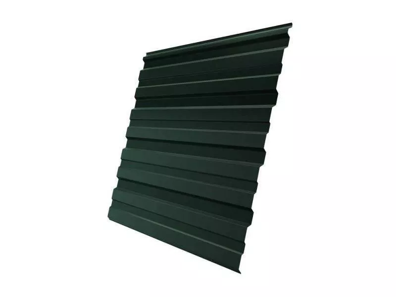 Профнастил Grand Line С10 R GreenCoat Pural 0,5 мм RAL 6020 Хромовая зелень купить в екатеринбурге