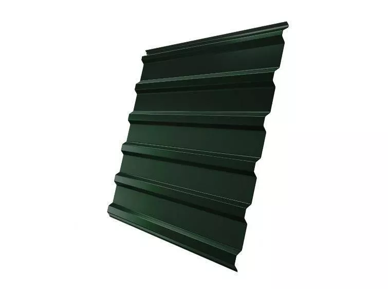 Профнастил Grand Line С20 R GreenCoat Pural Matt 0,5 мм RAL 6020 Хромовая зелень купить в екатеринбурге