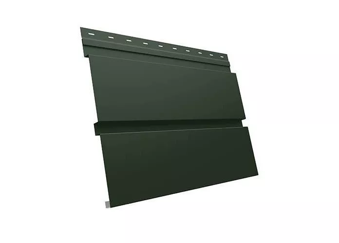 Металлический сайдинг Grand Line Квадро Брус GreenCoat Pural RAL 6020 Хромовая зелень купить в екатеринбурге