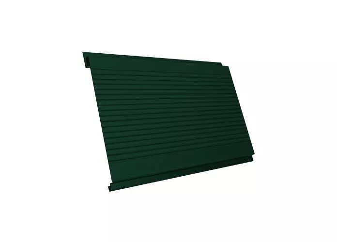 Металлический сайдинг Grand Line Вертикаль Gofr GreenCoat Pural Matt RAL 6020 Хромовая зелень купить в екатеринбурге