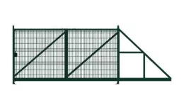 Ворота откатные Profi 2,03х4,0 RAL 6005 вправо GL. Артикул: 24737