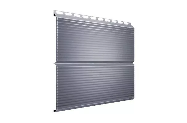 Металлический сайдинг Grand Line ЭкоБрус Gofr Drap 0,45 мм RAL 7004 Сигнальный серый купить в екатеринбурге
