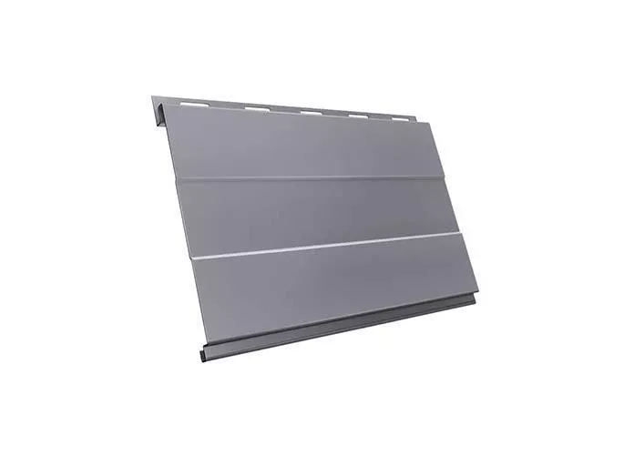 Металлический сайдинг Grand Line Вертикаль Prof PE 0,45 мм RAL 7004 Сигнальный серый купить в екатеринбурге