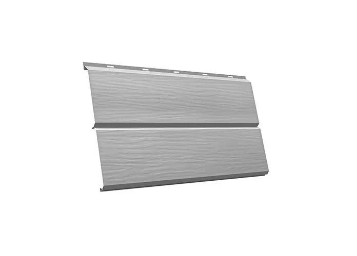 Металлический сайдинг Grand Line ЭкоБрус 3D PE 0,45 мм RAL 7004 Сигнальный серый купить в екатеринбурге