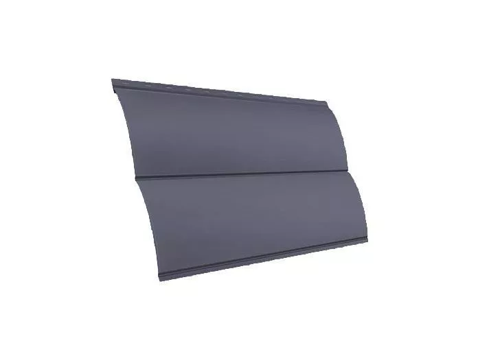 Металлический сайдинг Grand Line Блок-хаус New Drap 0,45 мм RAL 7004 Сигнальный серый купить в екатеринбурге