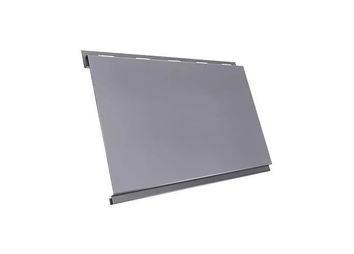 Металлический сайдинг Grand Line Вертикаль classic PE 0,45 мм RAL 7004 Сигнальный серый купить в екатеринбурге