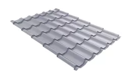 Металлочерепица Grand Line Classic 0.45 Drap RAL 7004 сигнальный серый. Артикул: GrandLineM49-7004