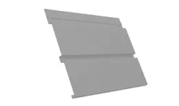 Софит металл с перфорацией Grand Line Квадро брус Satin 0,5 мм RAL 7004 сигнальный серый. Артикул: GrLn01_42