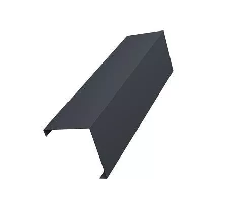 Декоративная накладка на столб угловая жалюзи Milan,Tokyo 0,5 Satin с пленкой RAL 7016. GL купить в екатеринбурге