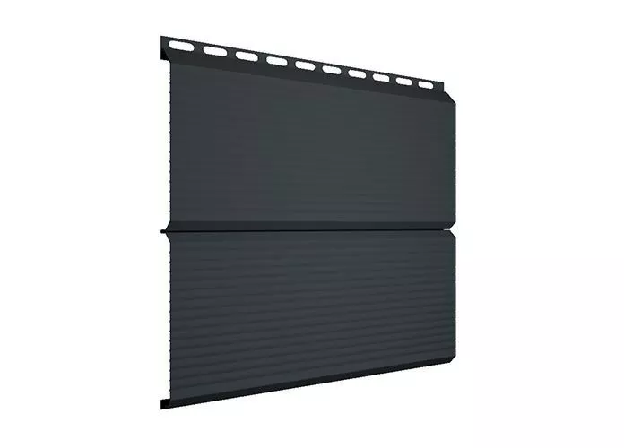 Металлический сайдинг Grand Line ЭкоБрус Gofr Rooftop Matte Стальной бархат 0,5 мм RAL 7016 Антрацитово-серый купить в екатеринбурге