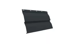 Металлический сайдинг Grand Line Корабельная доска Rooftop Matte Стальной бархат 0,5 мм RAL 7016 Антрацитово-серый. Цена: 1169 руб. Артикул: GrandLine-MS106