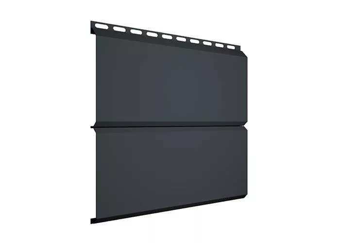 Металлический сайдинг Grand Line ЭкоБрус Satin 0,5 мм RAL 7016 Антрацитово-серый купить в екатеринбурге
