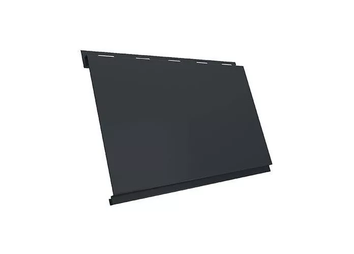 Металлический сайдинг Grand Line Вертикаль classic Atlas 0,5 мм RAL 7016 Антрацитово-серый купить в екатеринбурге