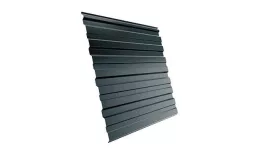 Профнастил Grand Line С10 A Rooftop Matte (Стальной бархат) 0,5 мм RAL 7016 Антрацитово-серый. Цена: 1020 руб. Артикул: C10aGL-sb7016
