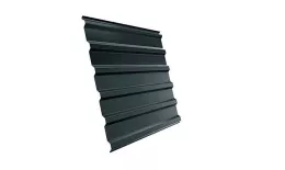Профнастил Grand Line С20 A Rooftop Matte Стальной бархат 0,5 мм RAL 7016 Антрацитово-серый. Цена: 1032 руб. Артикул: C20aGL-sb7016