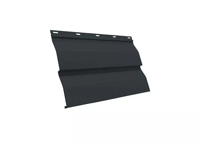 Металлический сайдинг Grand Line Корабельная доска GreenCoat Pural Matt 0,5 мм RAL 7016 Антрацитово-серый купить в екатеринбурге
