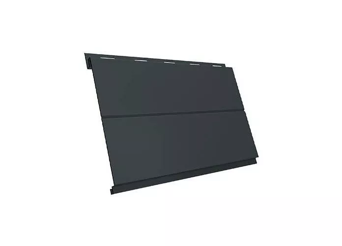 Металлический сайдинг Grand Line Вертикаль Line Atlas 0,5 мм RAL 7016 Антрацитово-серый купить в екатеринбурге
