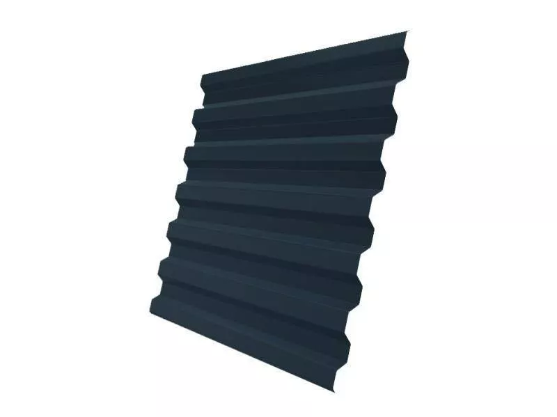 Профнастил Grand Line С21 R Rooftop Matte (Стальной бархат) 0,5 мм RAL 7016 Антрацитово-серый купить в екатеринбурге