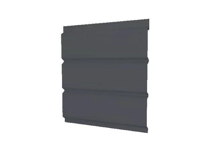 Софит металл GL без перфорации Rooftop Matte Стальной бархат 0,5 мм RAL 7016 антрацитово-серый купить в екатеринбурге