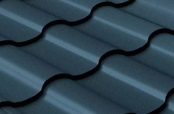 Металлочерепица Grand Line Kredo 0.5 Satin Matt RAL 7016 антрацитово-серый купить в екатеринбурге