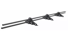 Снегозадержатель трубчатый для керамической черепицы Стандарт RAL7024 3м (профиль до 50мм) оцинкованный. Артикул: 43706