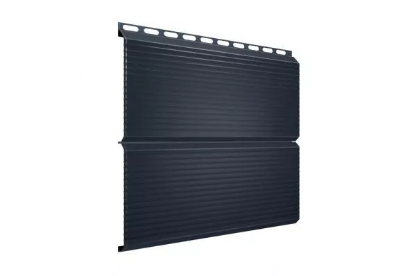 Металлический сайдинг Grand Line ЭкоБрус Gofr GreenCoat Pural RAL 7024 Мокрый асфальт купить в екатеринбурге